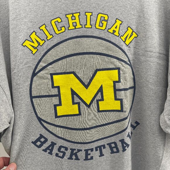 Vintage Nike Team Michigan Wolverines NCAA Basketball Shirt XXL Mens USA *READ* - Picture 1 of 5